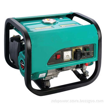 Single-phase Portable Gasoline Generator with 0.9/1kVA for 50/60Hz Power